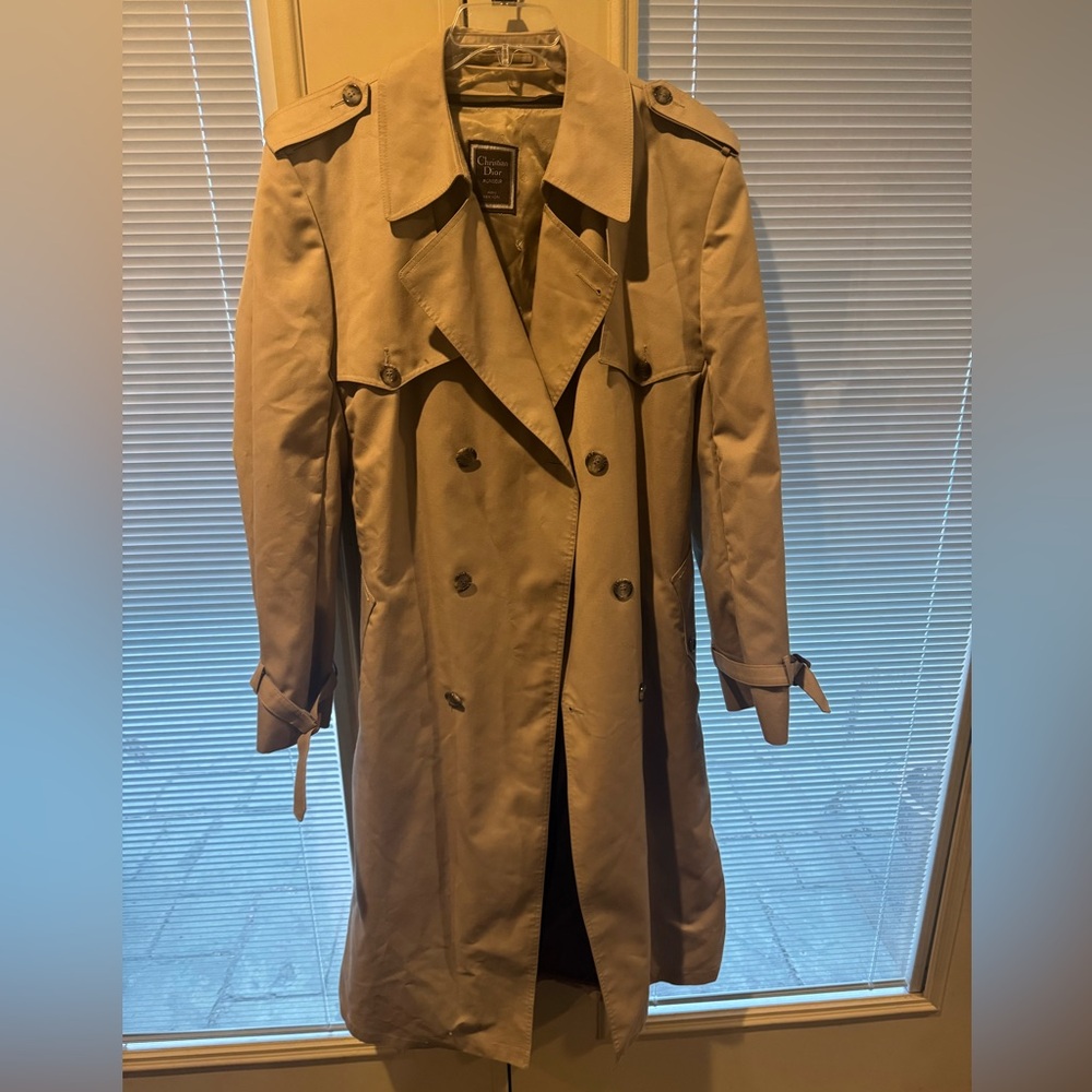 Christian Dior Monsieur Trench Coat - Khaki - 46L